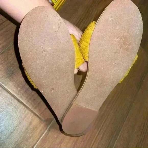 Splendid® Marilyn Yellow Womens Sandal sandal Sz 9 1/2 - Picture 2 of 6